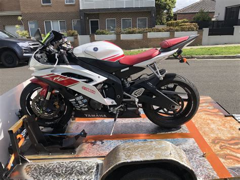 specialised motorcycle transport.